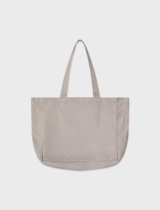 Sunlit Lettering Eco Bag (Milk Tea)