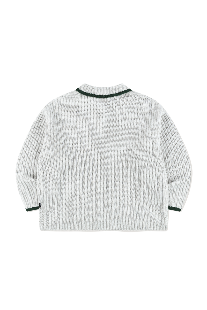 LOW GAUGE POLO KNIT