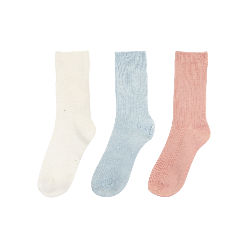 [3EA 1SET] PASTEL CLOUD SOCKS
