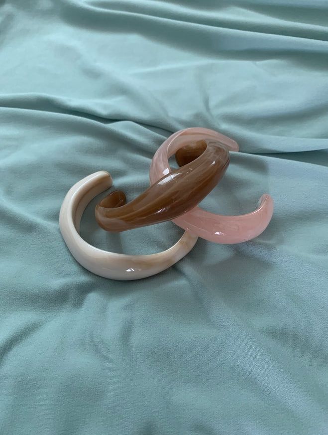 Hokumon Glow Marble Bangle Bracelet