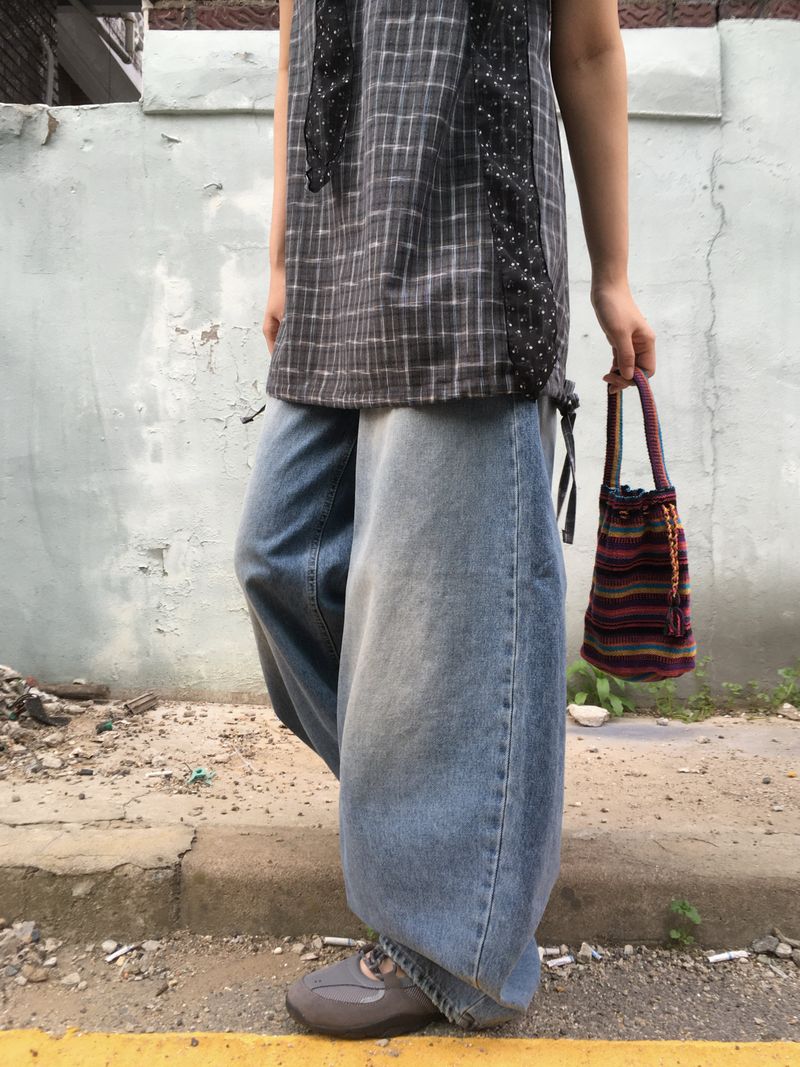 Daily Wide Denim Pants