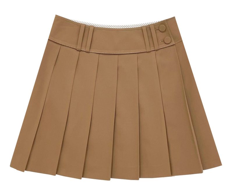 Wide band skirt