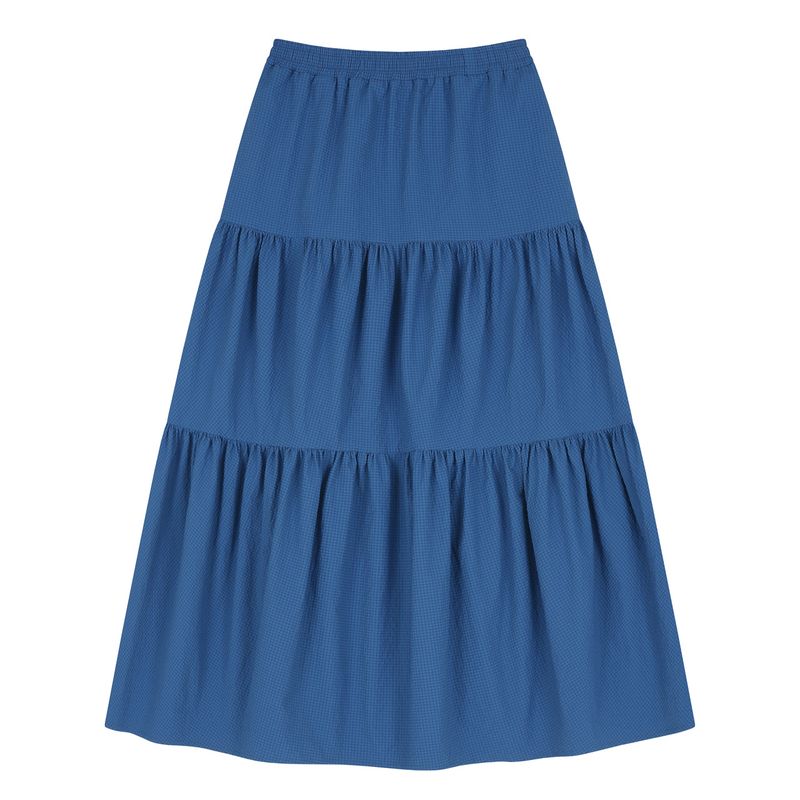 Cancan Long Skirt Blue