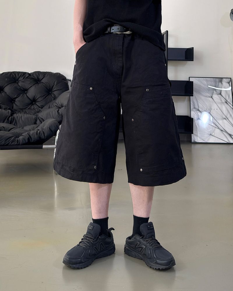 Carbon Double Knee Bermuda Pants
