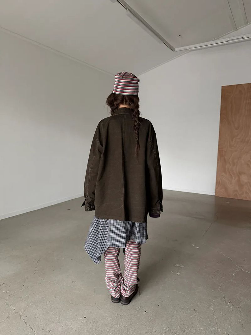  french mood peach jacket 
