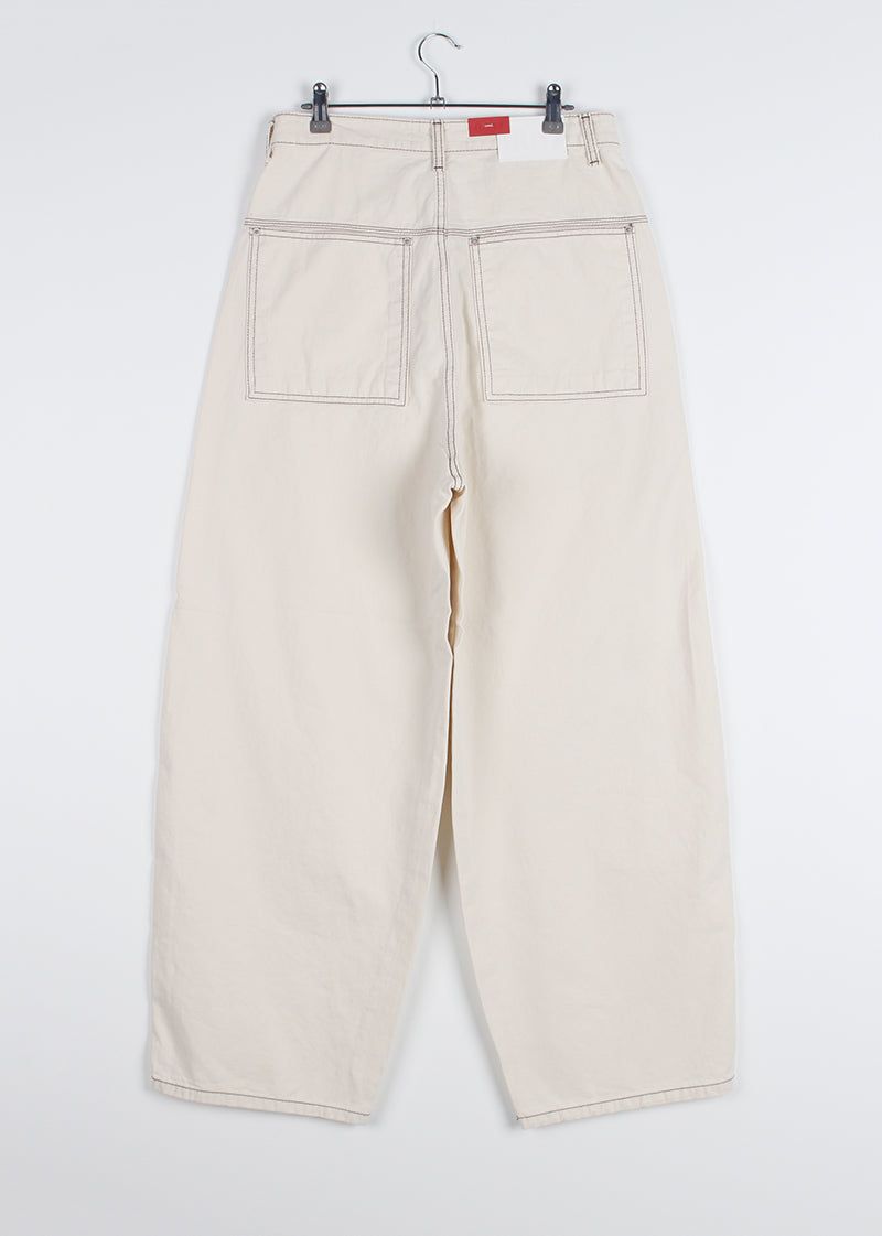 COLOR STITCH WIDE PANTS