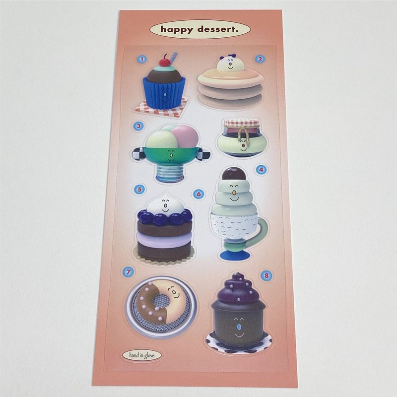 happy dessert sticker