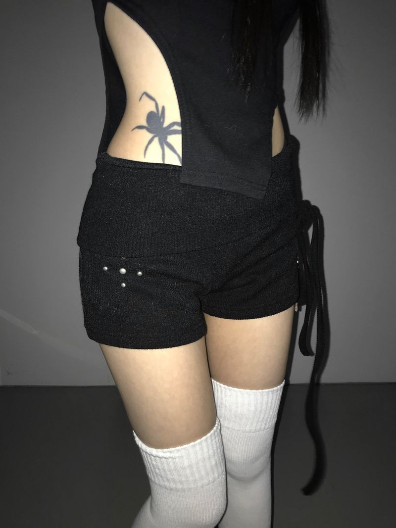 THEAIRTOWN(ザエアータウン)の「polding stud string shorts(2 color)(Pants)」