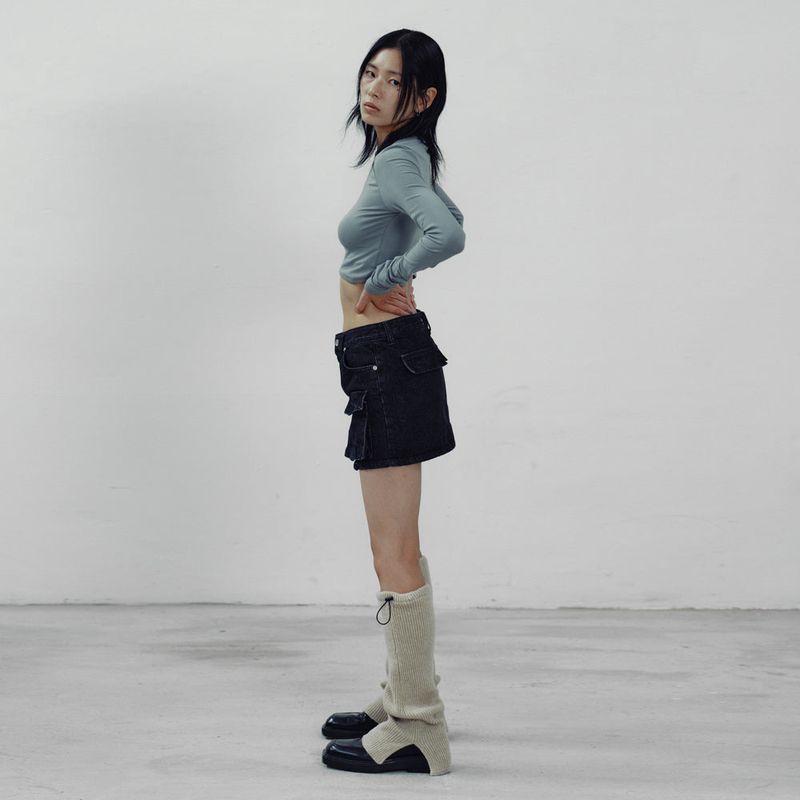 answerisyes（アンサーイズイエス）の「Peter Cargo Mini Skirt（Skirts）」