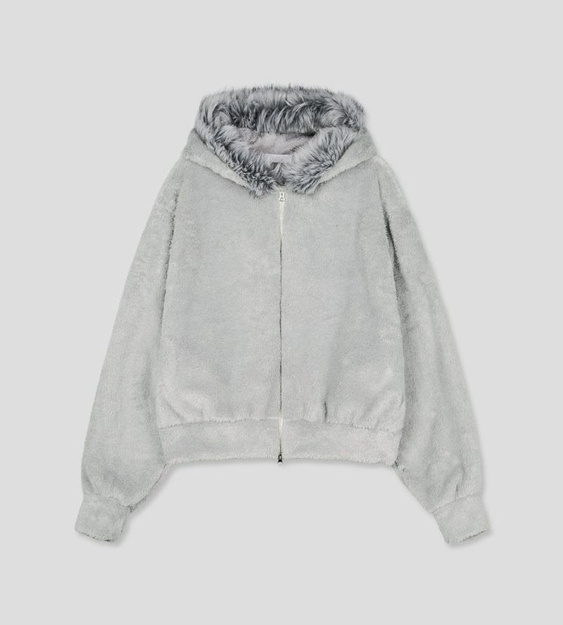 No.1492 eskimo hood ZIP-UP (3color)