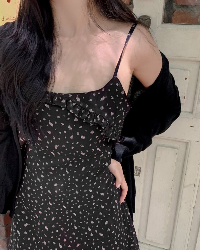 Flo flower mini dress