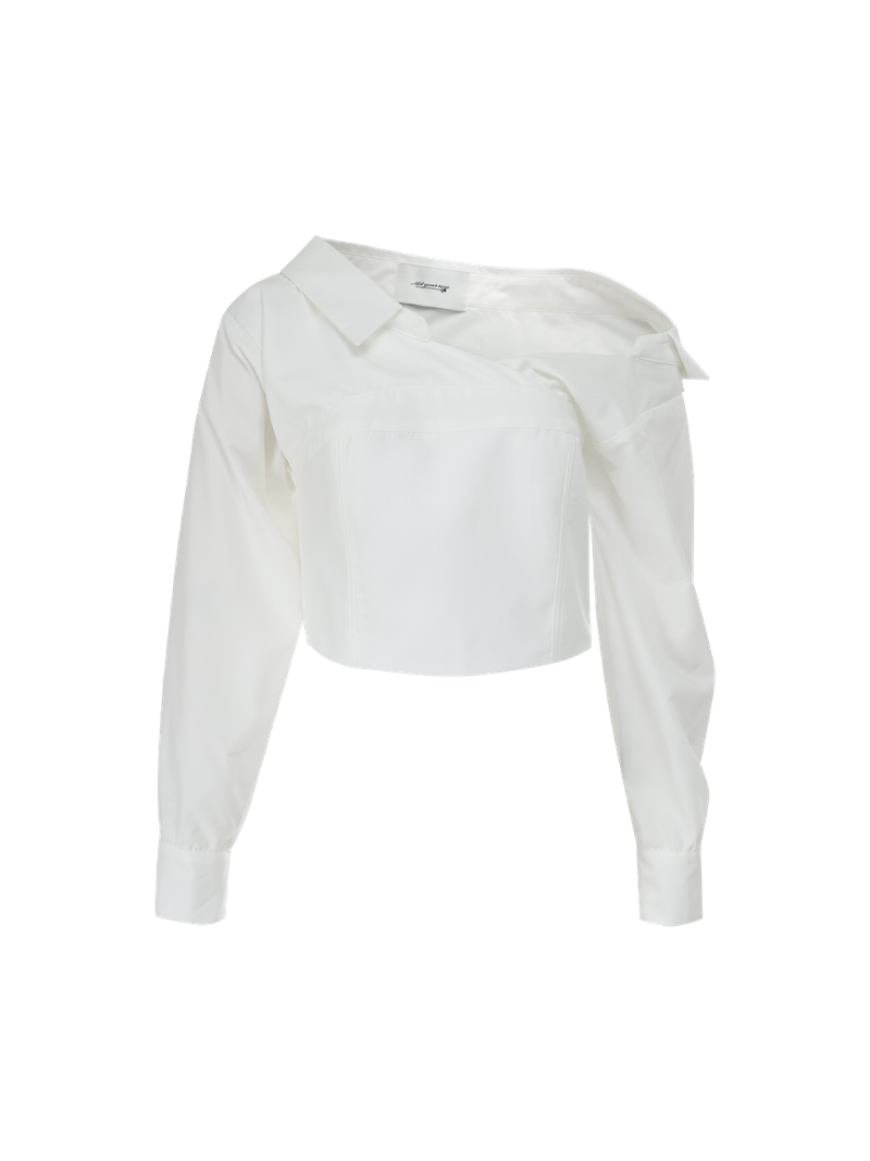 Ines shirts bustier (White)