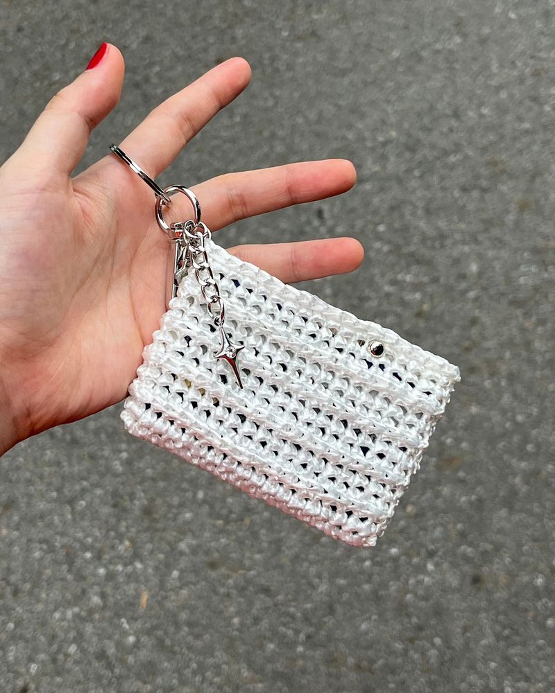 button card wallet (white)