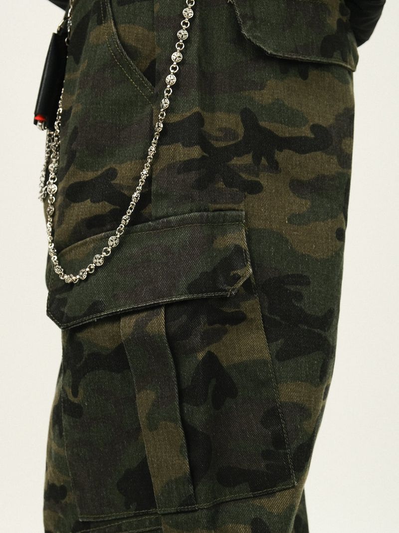 KEY Camouflage Military Cargo Pants