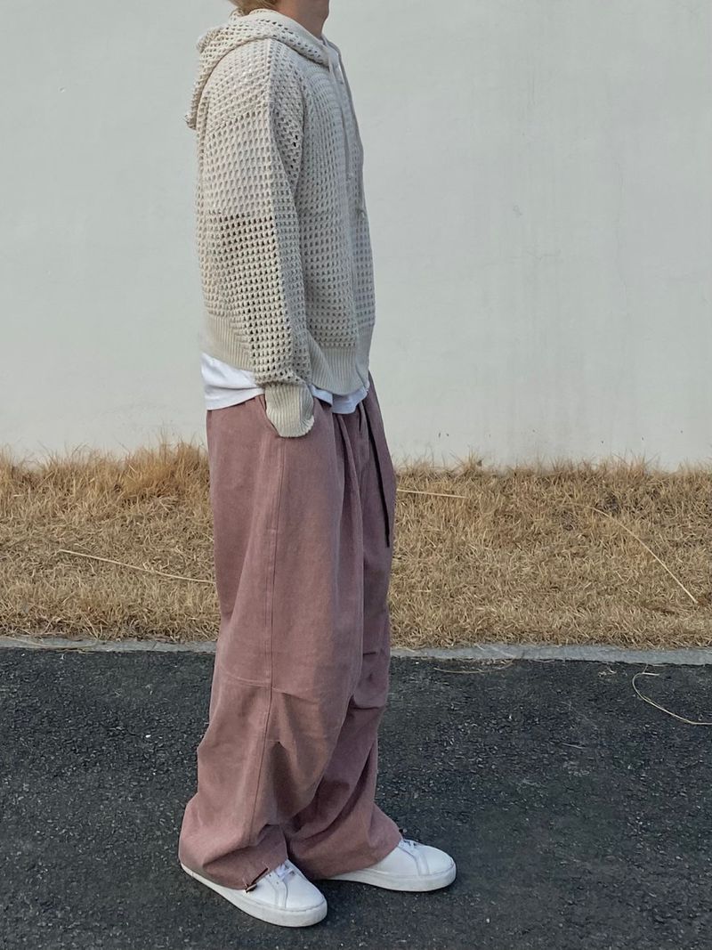 Pigment Wash Balloon Pants 3C