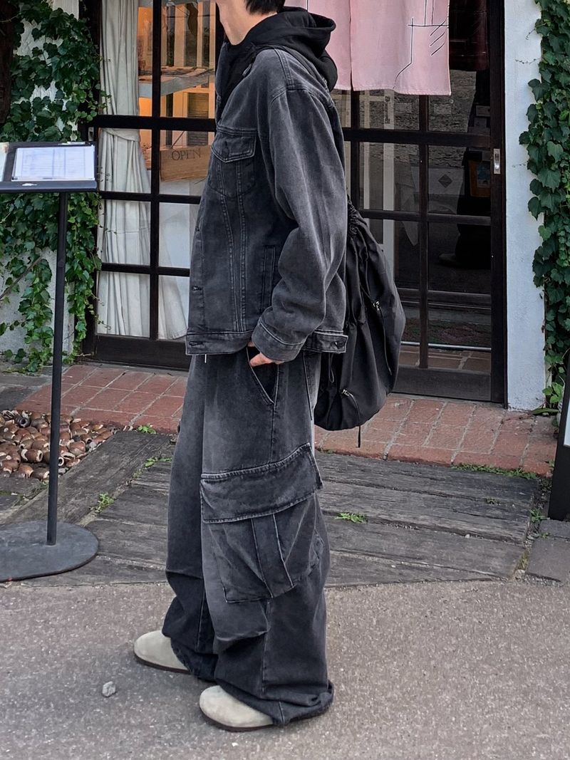 Kuro hood denim jacket