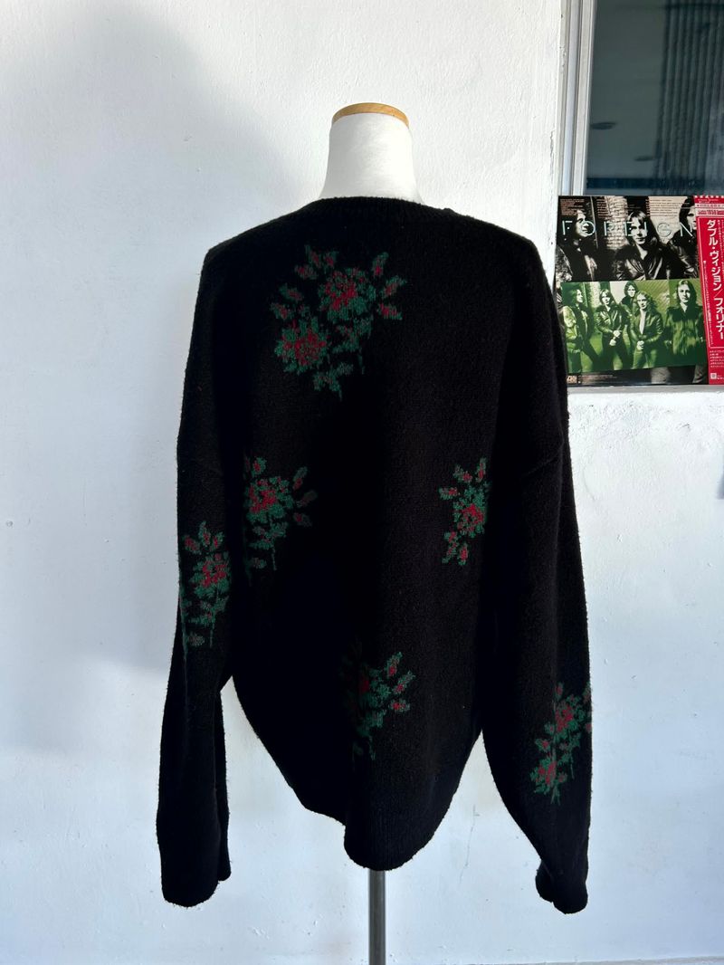 (2color) flower cardigan