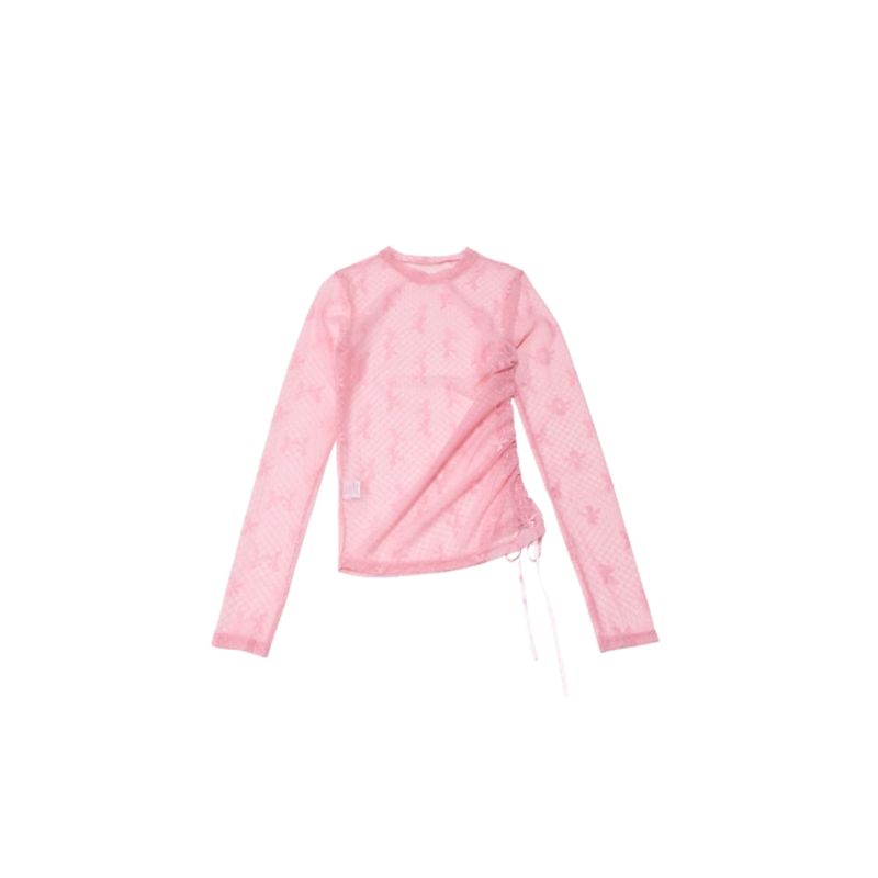 sheer ribbon tops