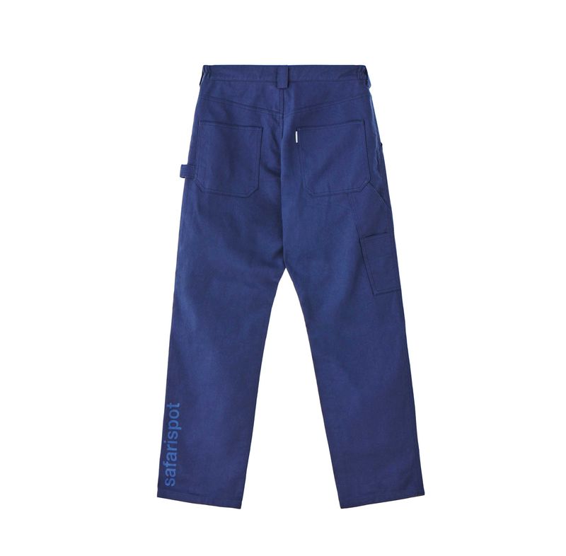 BASIC SAFARI CARPENTER COTTON PANTS (NAVY)