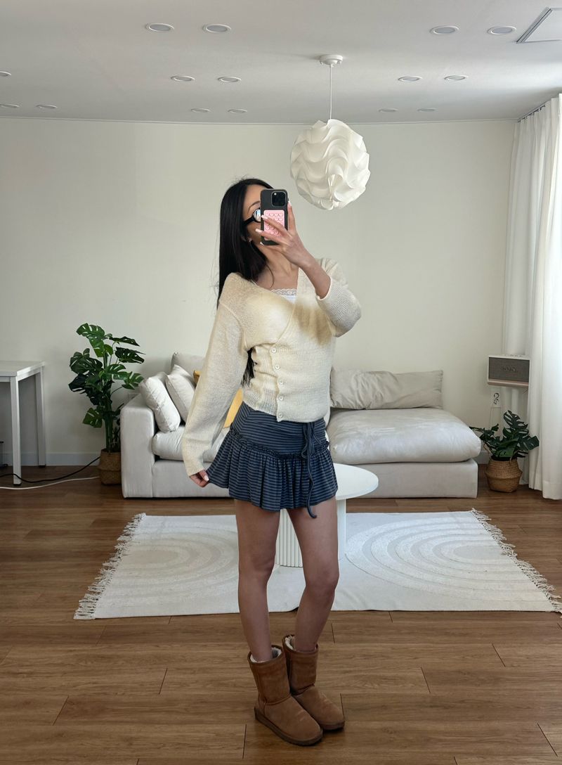 joy shirring skirt