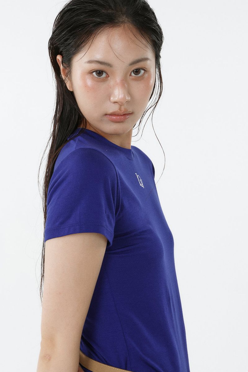 TENCEL PETIT TEE_COBALT