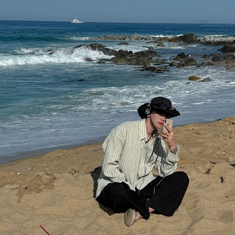 ASCLO Snap Button Bucket Hat (5color)