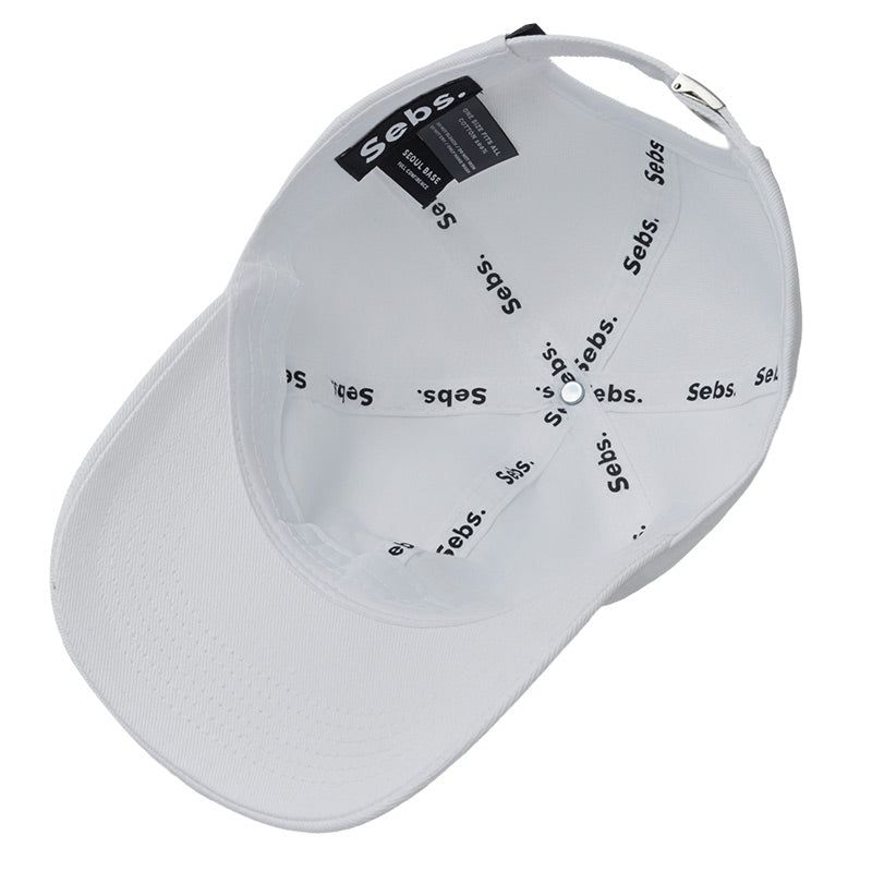 Sebs. ORIGINAL ball cap-WHITE
