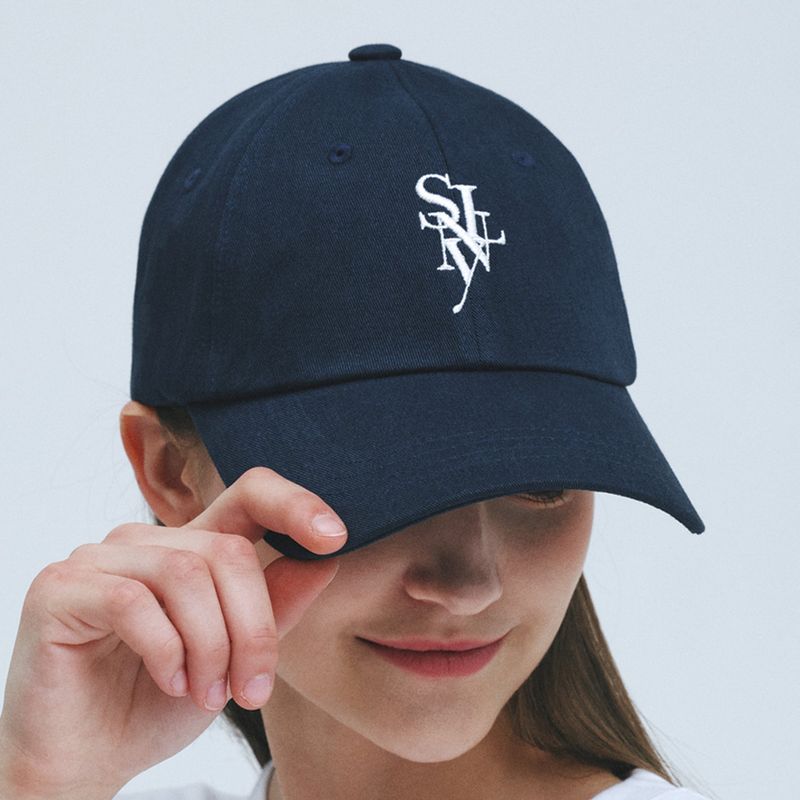 SERIF LAYERED SYMBOL CAP (NAVY)