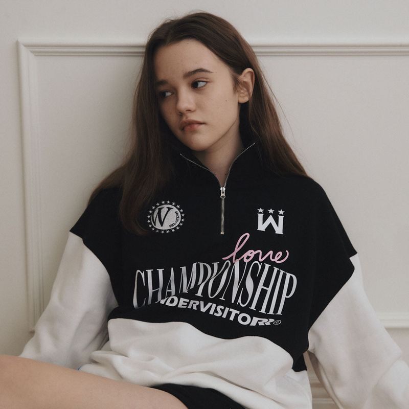 Sporty Half Zip-up [2 Color]