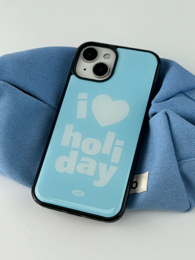 Holiday Epoxy Bumper Case(Blue)