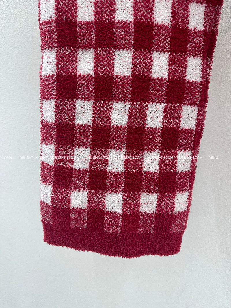Anvely Checkered Sleep Pajamas Set