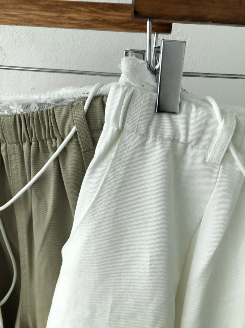 Lace sagging pants