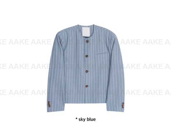 LINEN STRIPE JACKET