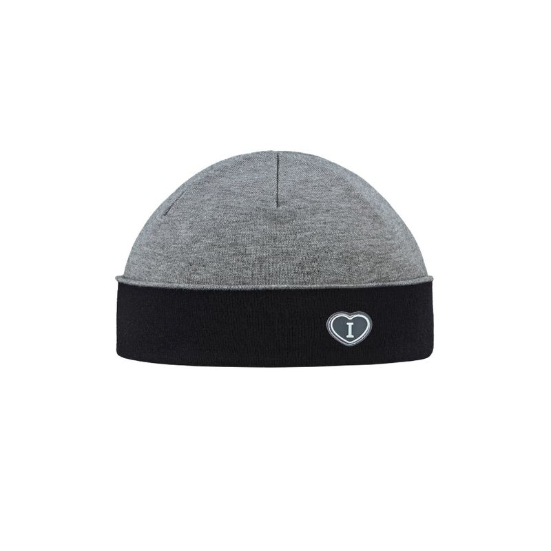 Twin key beanie - Black gray