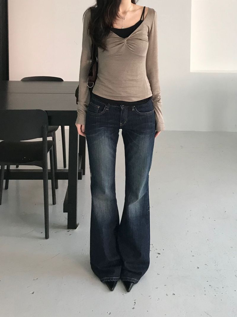 Luna Twisted T-Shirt (3color)