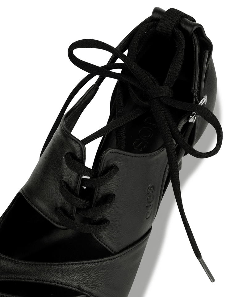 Multistrap Stiletto Heels / Black