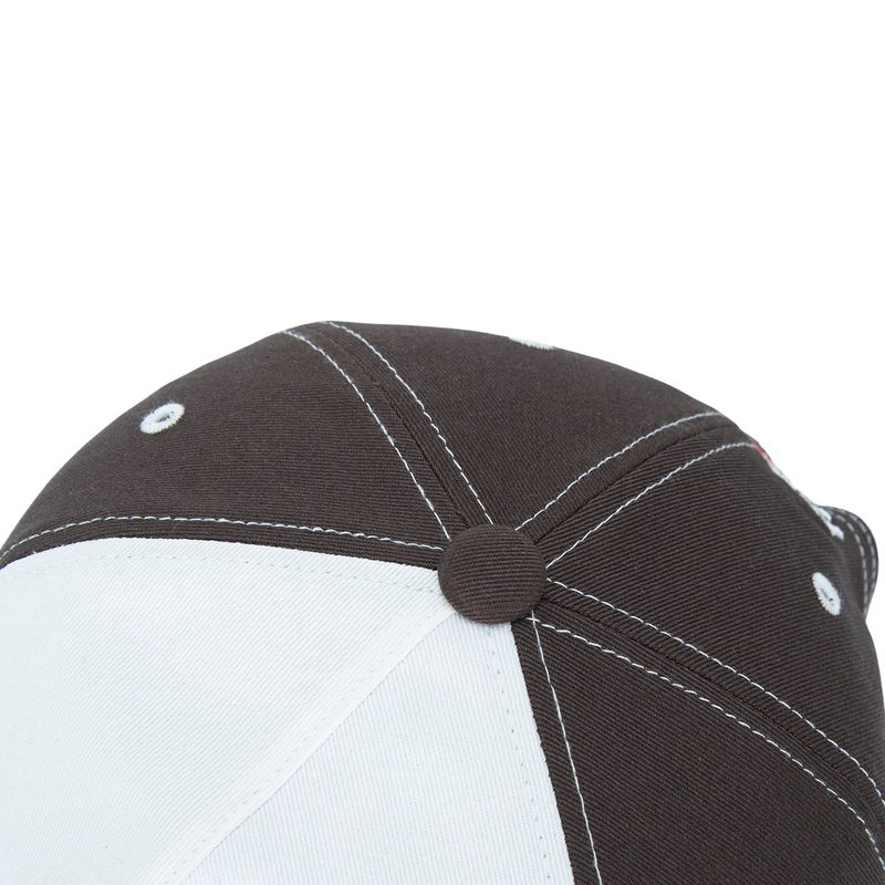 Graphic Applique Ball Cap Black