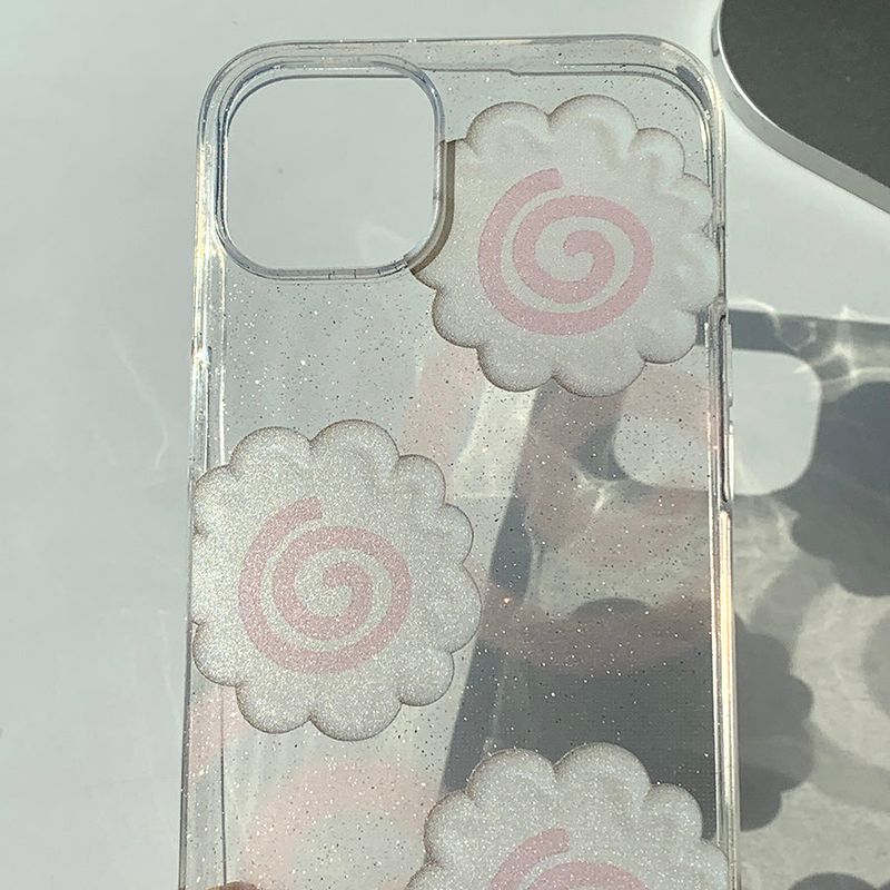 Pink - Narutomaki Glitter Phone Case