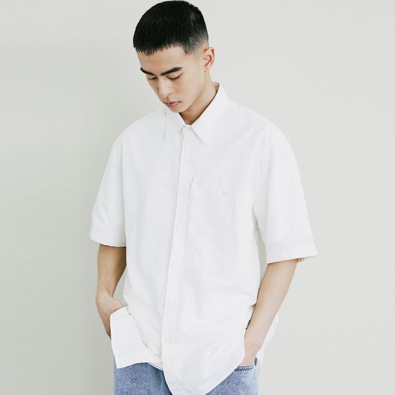 NYLON LAUNDRY SHIRT WHITE