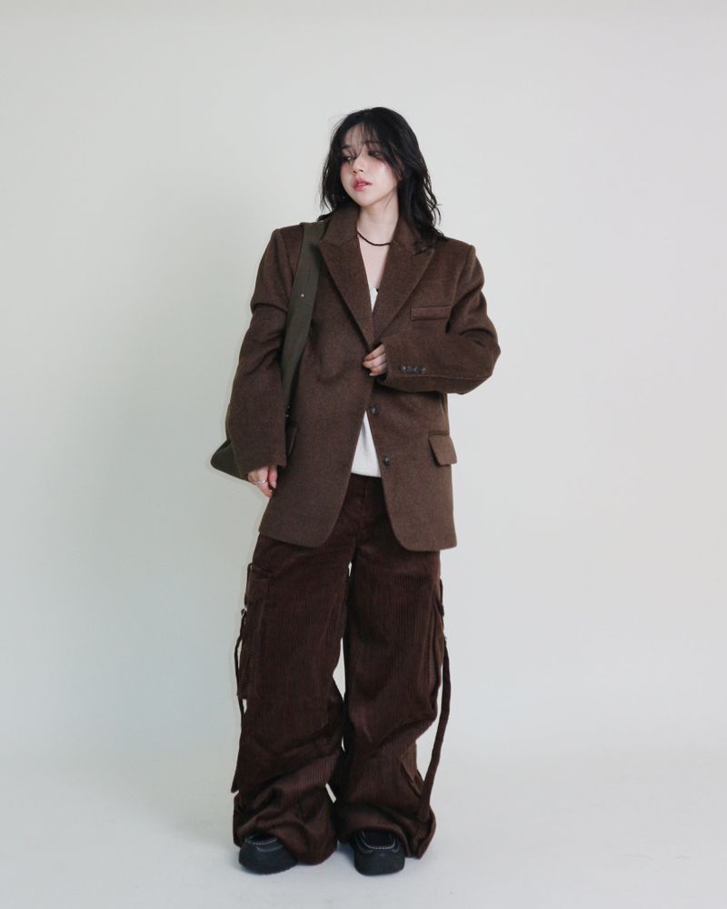 Winter Alpaca Formal Single Jacket (Wool Jacket) (Lining 2 Ounces)