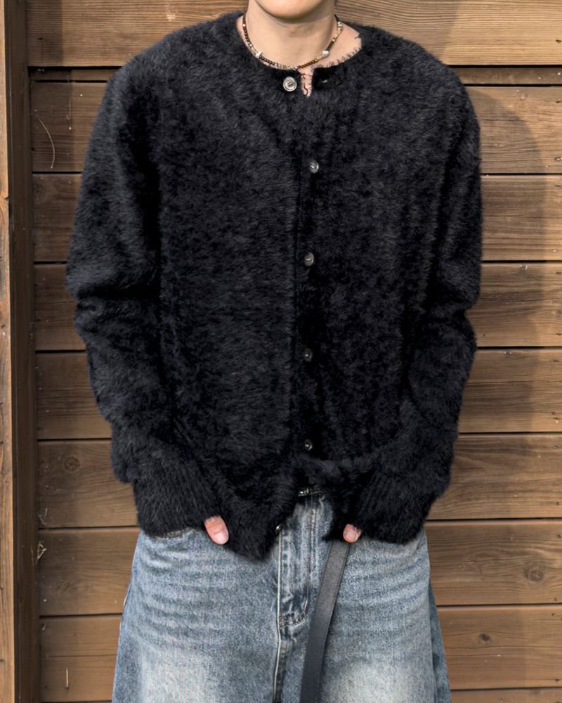 Halo Angora Round Cardigan