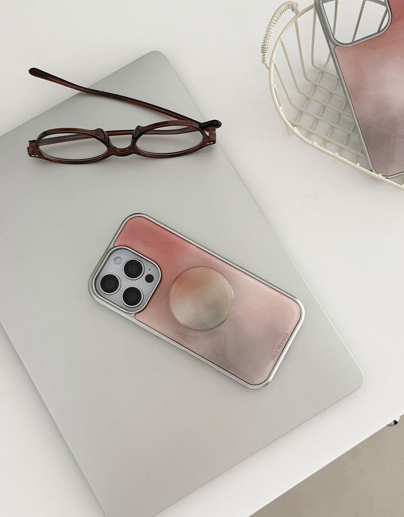 [MADE] Sienna シルバーエポキシ iPhoneケース