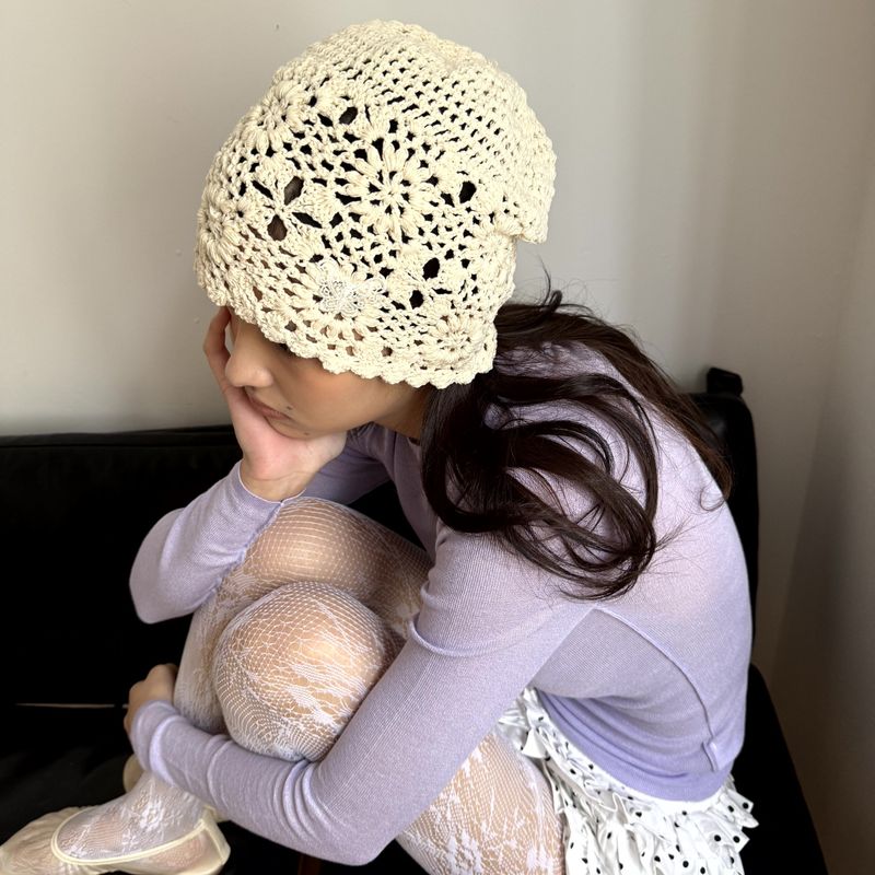 SIEOR（シオル）の「Melly crochet beanie_2colors（Hats）」