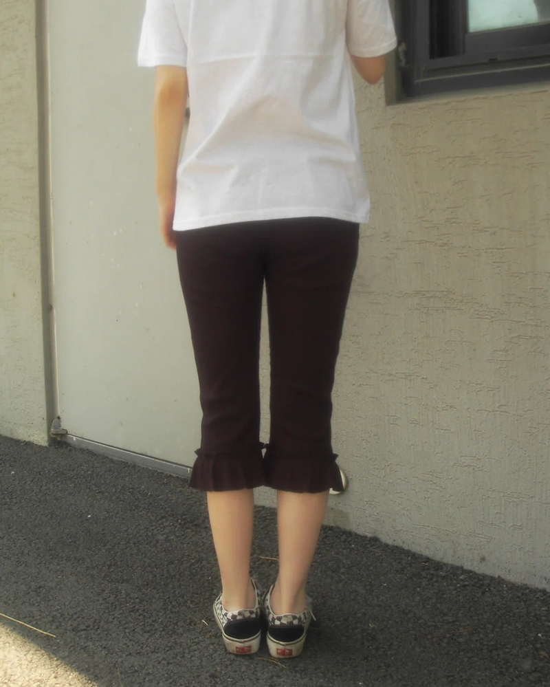 frill leggings pants