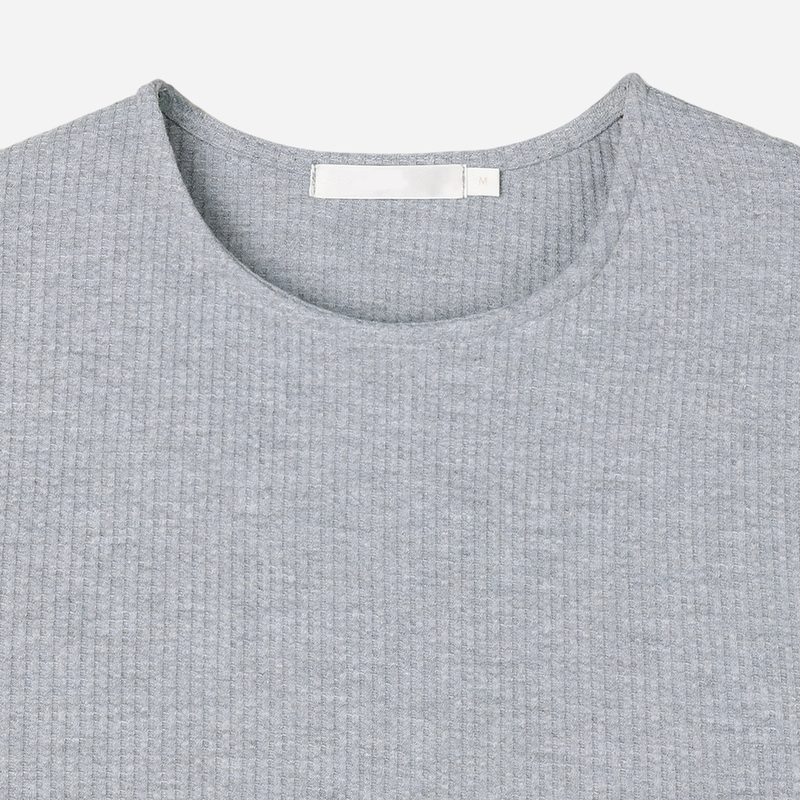 Soph Crop Waffle Long Sleeve