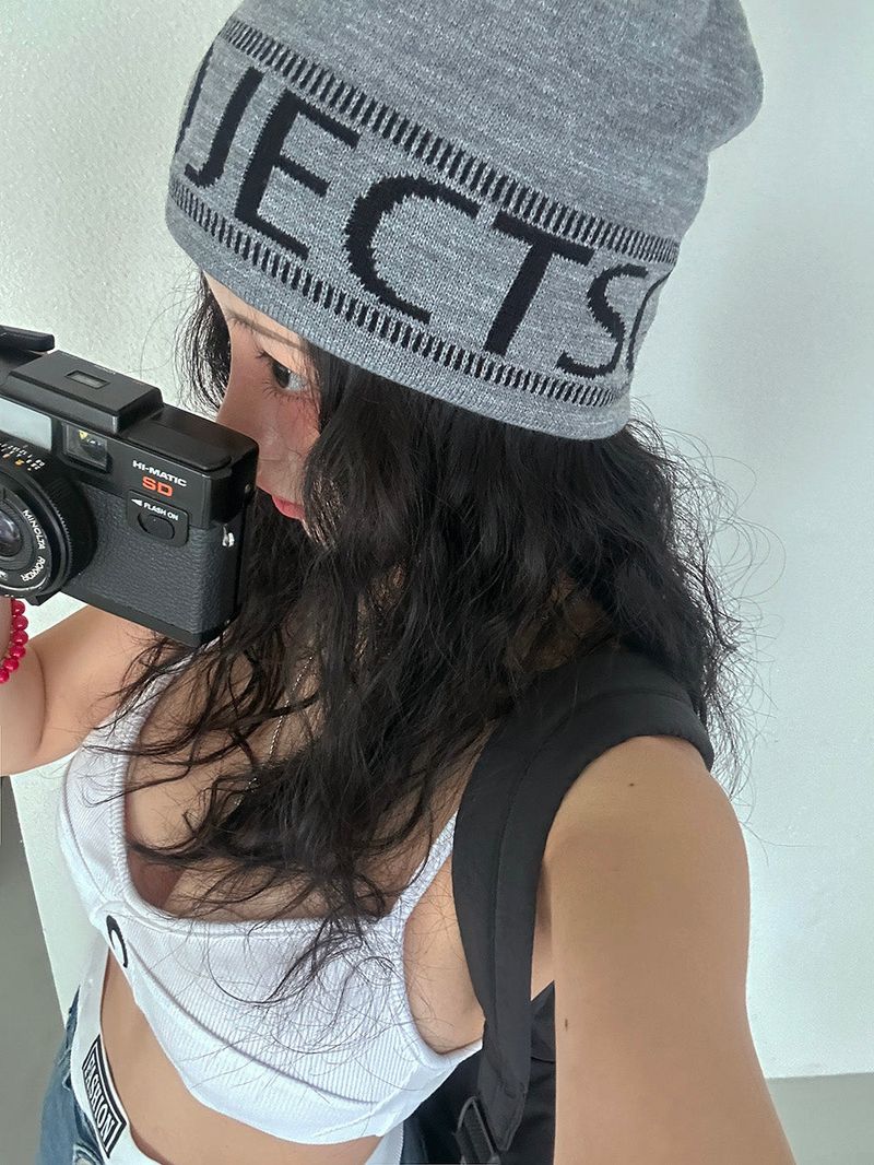Patch High Waist Bra Top Underwear Set