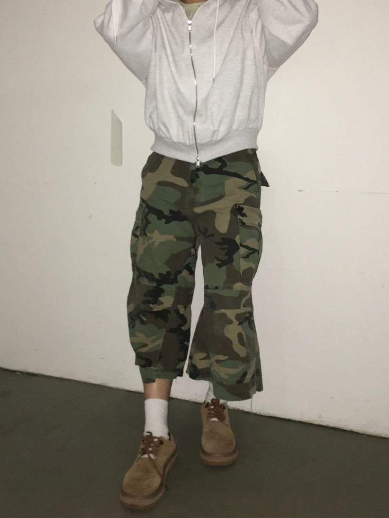 Premium Camo Cargo Bermuda Shorts