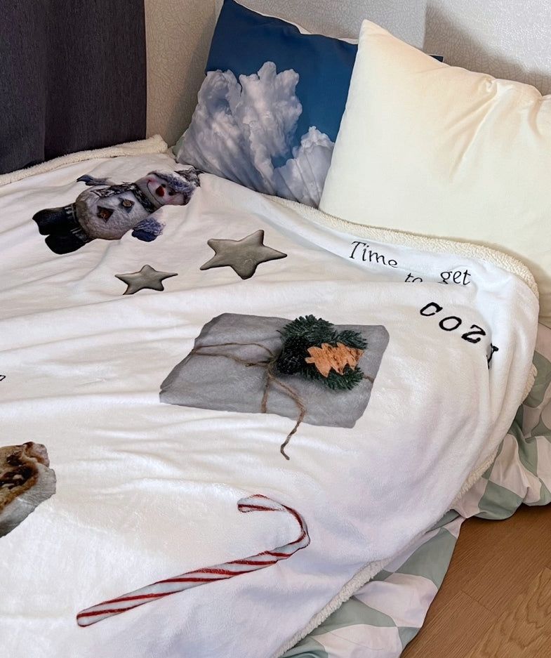 Fluffy Christmas Blanket - 100x150cm