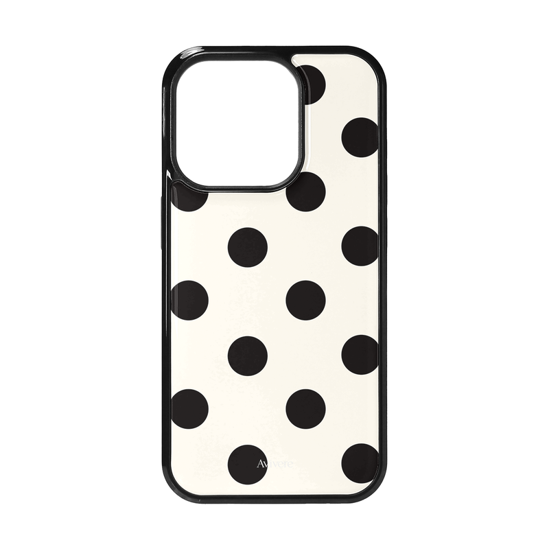 Avivere（アビベール）の「[MADE] Dot glass bumper case(ivoryblack)（Smartphone Accessories）」