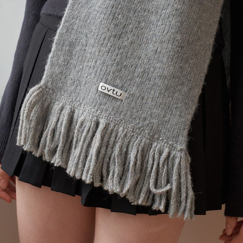 Basic Knit Muffler (4color)